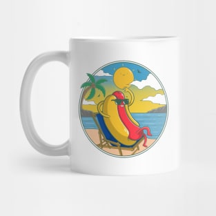 Hotdog in Summer Mug